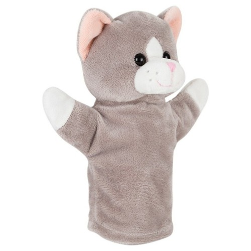Marionnette Chat Personnalisable - Peluche Publicitaire 23 cm