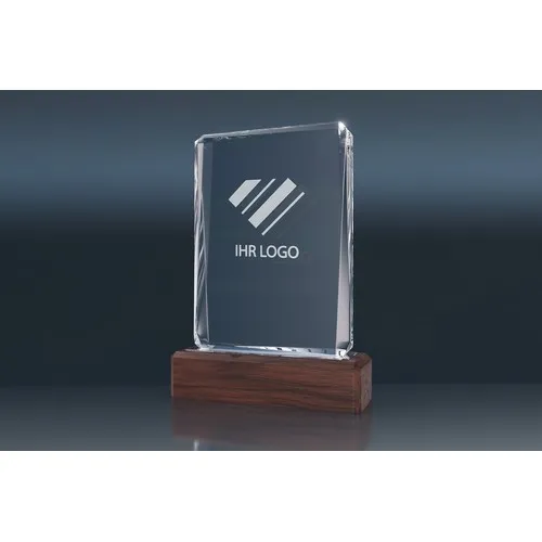 Trophée Verre et Bois à Facettes - Personnalisable dès 1 exemplaire