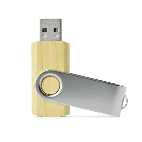 Clé USB TWISTER 16 GB bois clair