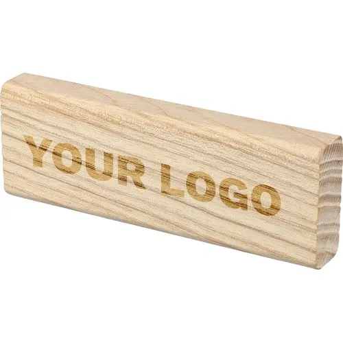 Désodorisant Voiture Bois de Hêtre Personnalisable - Parfum Santal