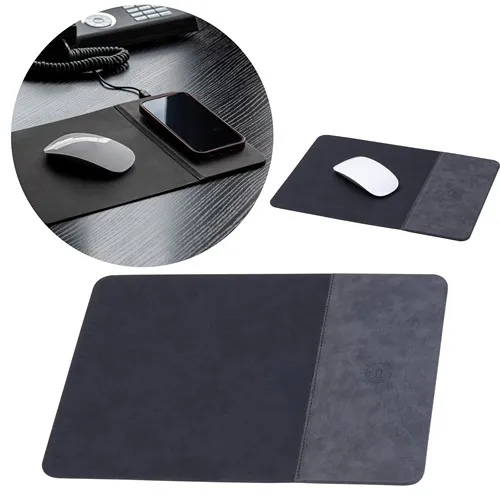 Tapis de Souris avec Chargeur Sans Fil Personnalisable 15W