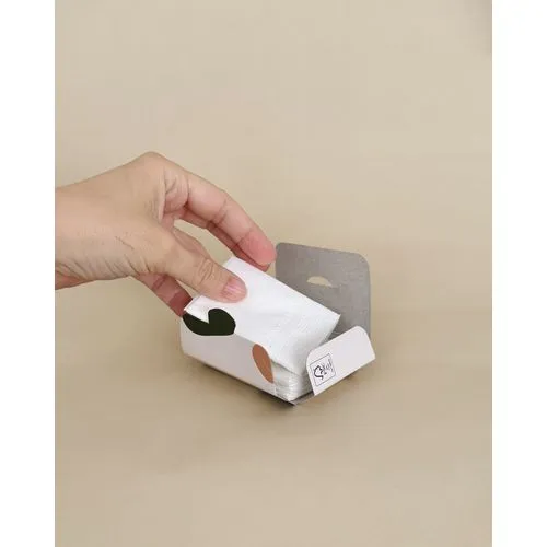 Boîte de 100 Mouchoirs Carrée Personnalisable - Sérigraphie