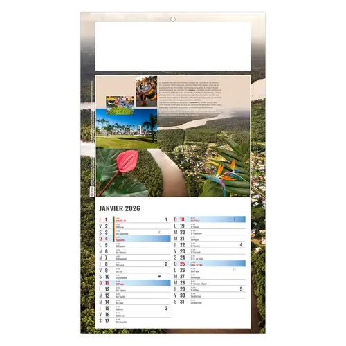 PLAQUE 1 VUE LUC 2026 - DOS CARTON - BLOC B2 - SANS MARQUAGE