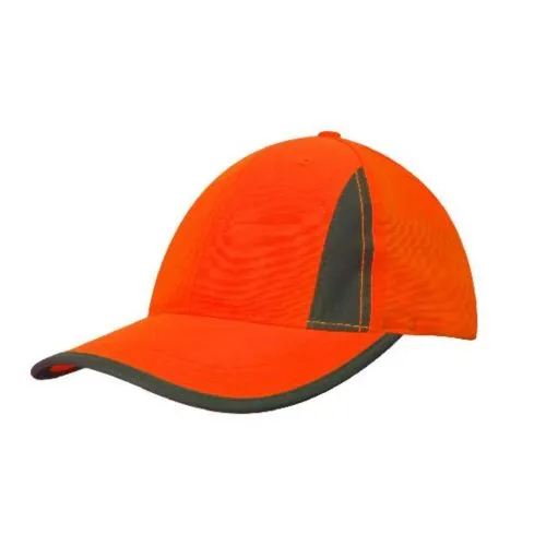Casquette Baseball Réfléchissante Orange Néon Personnalisable
