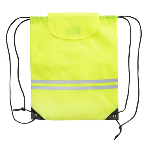 Sac à dos à cordons réfléchissant haute visibilité personnalisable