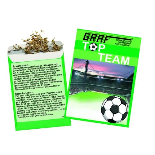 Sachet de Graines de Gazon Personnalisé - Format 82x114 mm