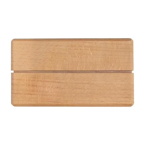 Porte-Menu Bois Hêtre A6 Personnalisable - Restaurant & Hôtellerie