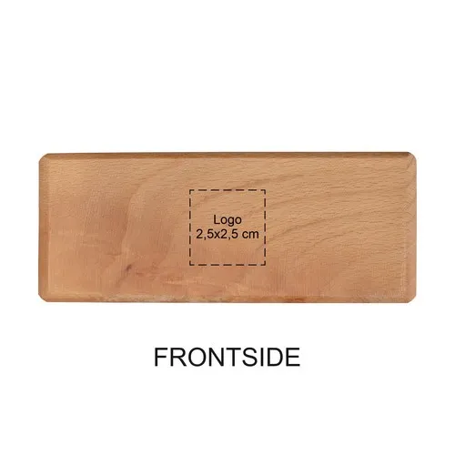 Porte-Menu Bois Hêtre A6 Personnalisable - Restaurant & Hôtellerie