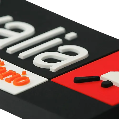 Porte-clés PVC Soft Personnalisé - Forme et Couleurs sur Mesure