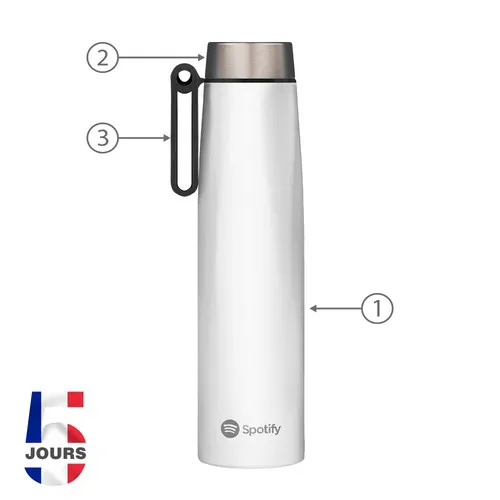 Bouteille isotherme 0.75L/25oz STOCK BLANC FRANCE