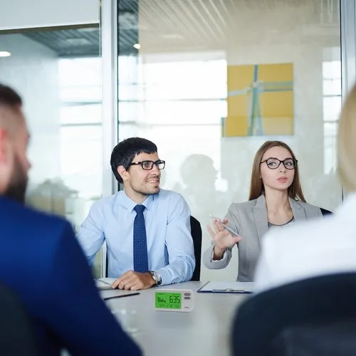 Moniteur de CO2 personnalisable - Contrôle qualité de l'air en entreprise