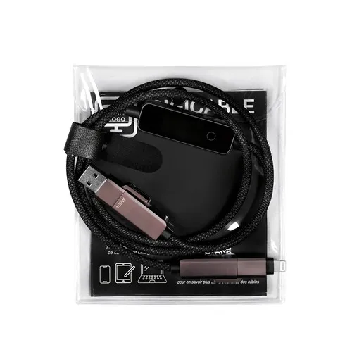 Câble de Charge 100W avec Écran LCD Personnalisable