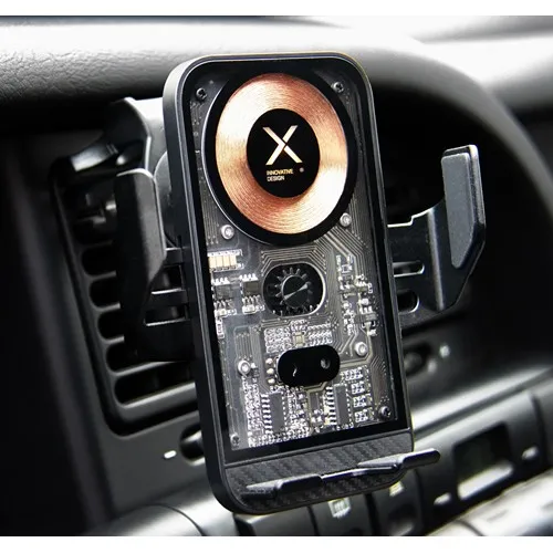 Chargeur Voiture Induction 15W Personnalisable avec Logo Lumineux