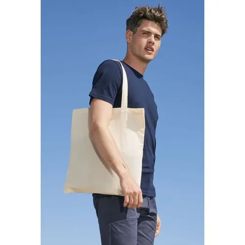 Sac Shopping Coton Bio Anses Longues - Personnalisable