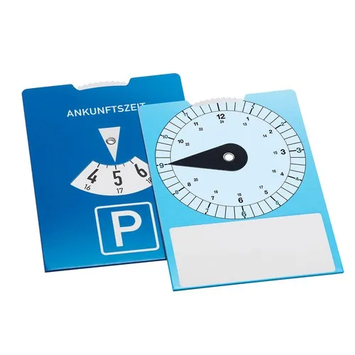 Disque de stationnement carton biface Allemagne/Autriche personnalisable