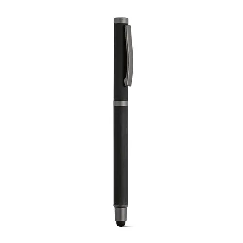 Stylo Woolf en inox recyclé, touch & encre noire 1 km