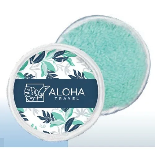 Coussinets cosmétiques personnalisables - Lingettes beauté publicitaires