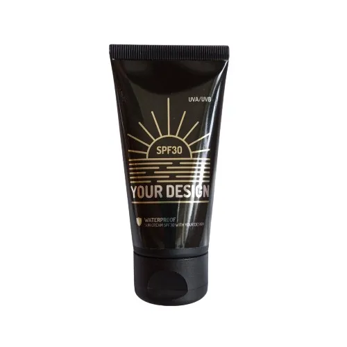 Sachet Crème Solaire SPF 50 Personnalisable 5 ml - Cadeau Publicitaire