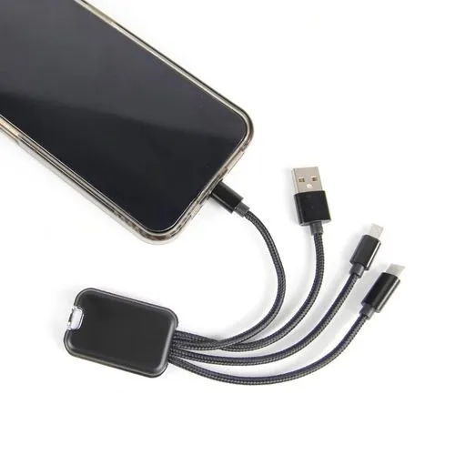 Câble USB 4 en 1 rétroéclairé