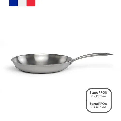 Poêle en Inox Triply 20 cm Personnalisable - Cadeau d'Entreprise