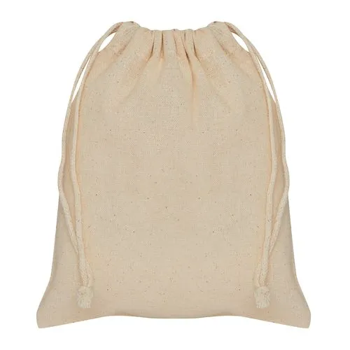 Sac à vrac en coton avec cordon de serrage personnalisable