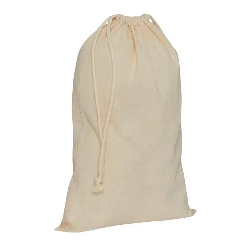 Sac à vrac en coton avec cordon de serrage personnalisable