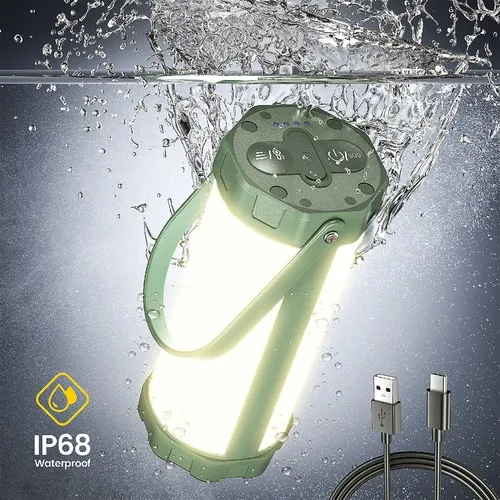 LAMPE TOUS TERRINS ÉTANCHE, ÉCLAIRAGE RÉGLABLE