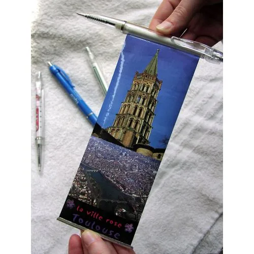 Stylo Bille à Drapeau Personnalisable - Grande Surface d'Impression