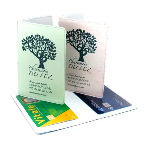 Porte-Carte d'Abonnement 2 Volets Personnalisable - Fabrication FR