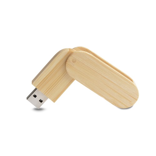 Clé USB 16 GB Bambou Personnalisable - Support Écologique Premium