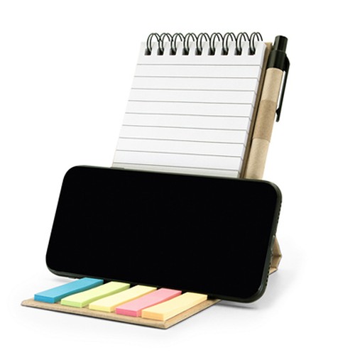 Organiseur de bureau multifonction avec notes et stylo personnalisable