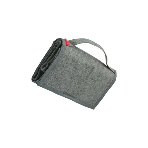Sac à bento pliable isotherme 'Fujisawa', gris chiné RPET