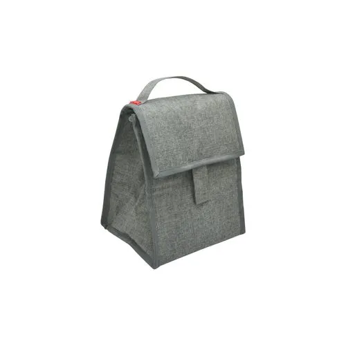 Sac à bento pliable isotherme 'Fujisawa', gris chiné RPET