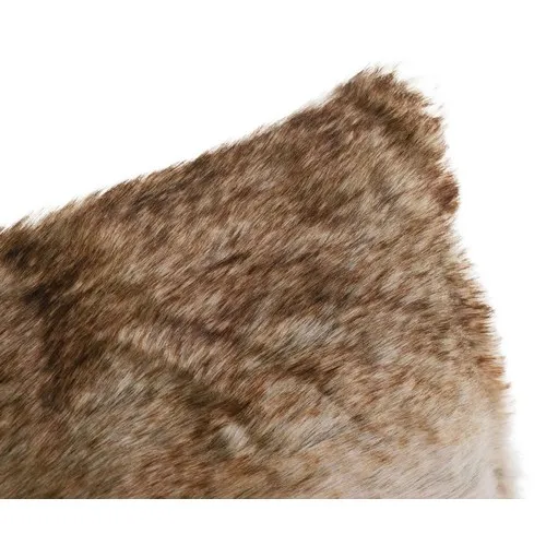 Coussin personnalisable brun mélangé - Sérigraphie sur mesure