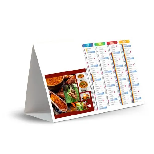 CHEVALET DE COMPTOIR - AROMES 2026 - QUADRI