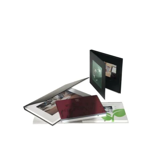 Album Vidéo Personnalisé - Écran LCD Intégré pour Communication Premium