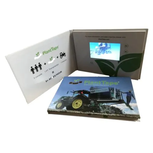 Album Vidéo Personnalisé - Écran LCD Intégré pour Communication Premium