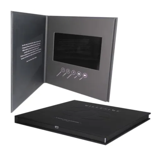Album Vidéo Personnalisé - Écran LCD Intégré pour Communication Premium