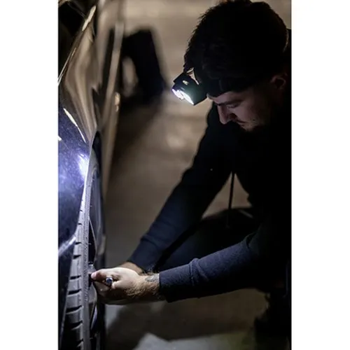 Lampe frontale avec lumière LED et COB | Chad