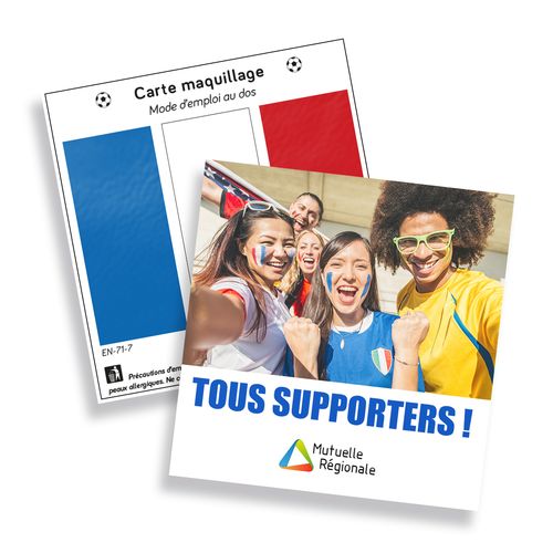 Carte de Maquillage Personnalisée - Fabrication Française