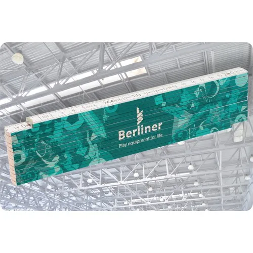 Mètre Pliant Publicitaire Plastique - Personnalisable par Sérigraphie