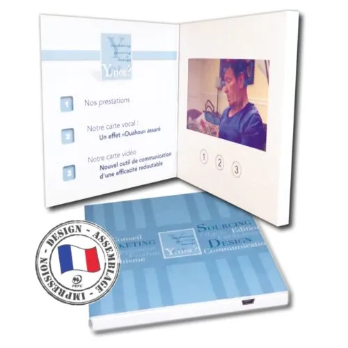 Plaquette Vidéo Personnalisée - Assemblage France - Dès 1 exemplaire