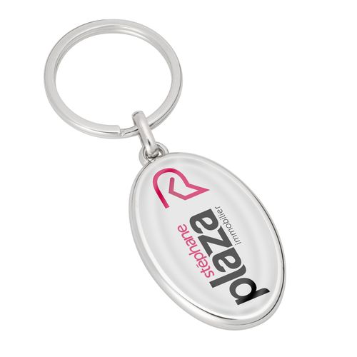 Porte-clés Zamac Personnalisé Impression Digitale Quadri