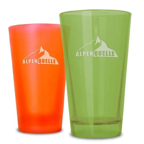 Verres publicitaires personnalisés avec gravure logo - Dès 250 ex.