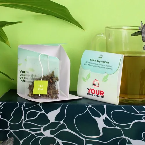 Fleur de Thé Personnalisée en Coffret Cartonné FSC