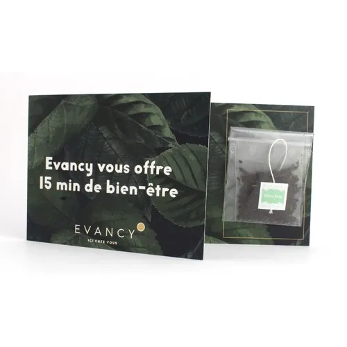 Fleur de Thé Personnalisée en Coffret Cartonné FSC