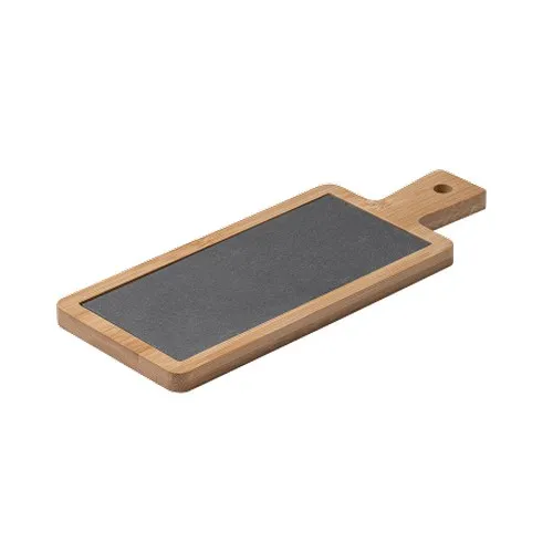 Planche à découper en bois personnalisable avec poignée et cordelette