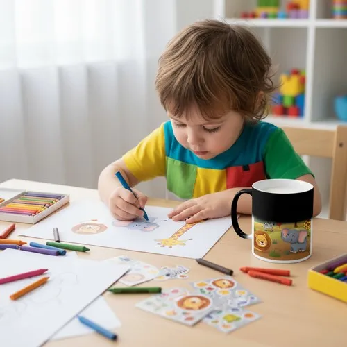 Mug Magique Thermochromique Personnalisé - Effet Surprise Garanti