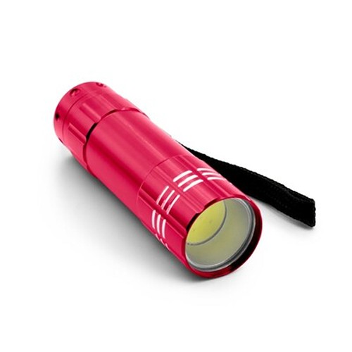 Lampe de poche COB aluminium personnalisable avec dragonne