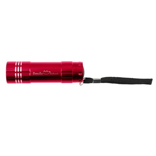 Lampe de poche COB aluminium personnalisable avec dragonne